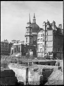 圣保罗大教堂，圣保罗教堂墓地，伦敦市，伦敦市，GLA，1941-1945。