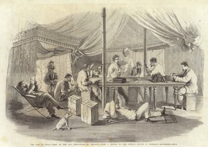 中国的战争 - 在Pehtang的第15个旁遮普人的帐篷