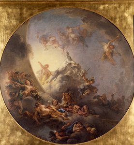日出。 Charles De Lafosse (1636-1716) 的绘画