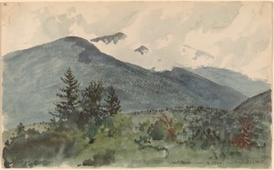 从弗纳德山看白山 作者 查尔斯·德沃尔夫·布朗内尔