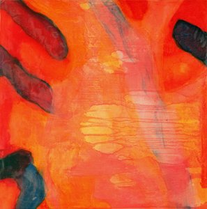 Clown Fish II，1997（石膏板上的油和釉）