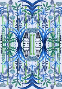 壁纸，2016（纸上丙烯酸）。 作者 夏洛特奥尔