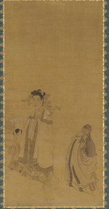 龙王敬佛图，明代，17世纪初中期。