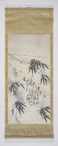 竹子
用竹子滚筒作画 作者 陈洁灿
