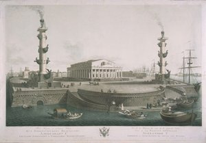 观赏瓦西里岛的唾液，1810年代 作者 切斯基