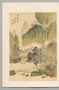 景观，1808年。 作者 中林筑人