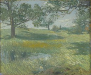 梅多斯，c.1900-10（画布上的粉彩） 作者 柴尔德·弗雷德里克·哈萨姆