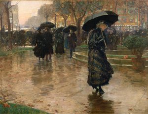 联合广场暴雨