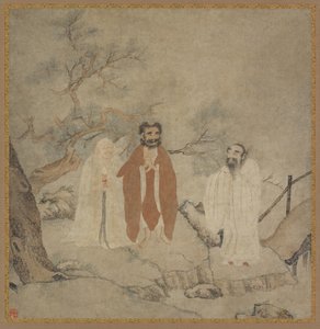 释迦牟尼、老子和孔子，1368至1644年间 作者 中国大师