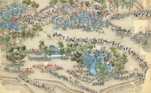太平天国运动，1864年后。 作者 中国大师。