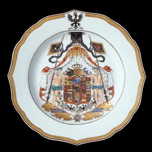 干隆时期的祭祀餐盘（1736-95）c.1755（瓷器）