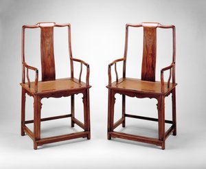 带连续轭背的扶手椅，c.1600（木头）