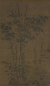 竹子和麻雀，元或明王朝，14世纪末