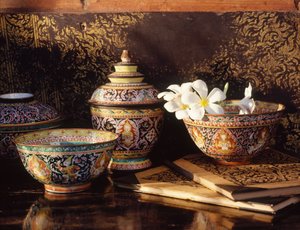 Bencharong陶器（陶瓷） 作者 中文学校