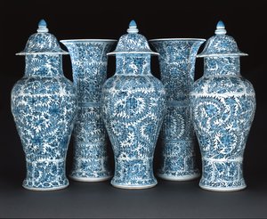 康熙时期的蓝白相间（1662-1722）（瓷器）