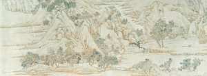 中国山水画，明代（纸笔水墨） 作者 中文学校