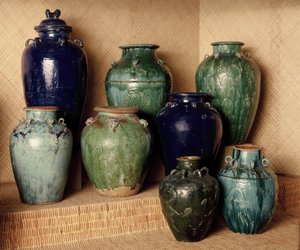中国釉面罐（釉面陶器） 作者 中文学校