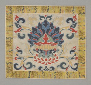 佛教八宝，莲花，十七世纪 作者 中文学校