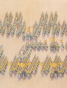乾隆帝对阅兵式，手卷式阅兵的点评 作者 中文学校