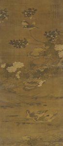 鲜花，鸭子和其他鸟类，明朝或清朝，15至18世纪