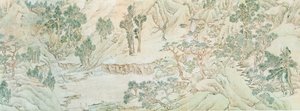 景观，明代（笔墨水洗） 作者 中文学校