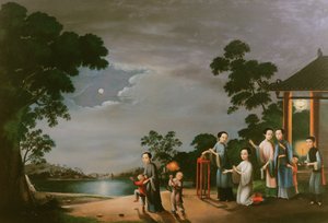 中秋节，c.1800