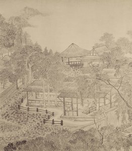 在墨水池的茅草堂（墨水在纸上）过了夏天 作者 中文学校
