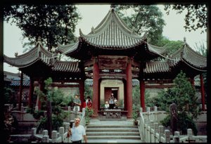 西安大清真寺，始建于公元742年