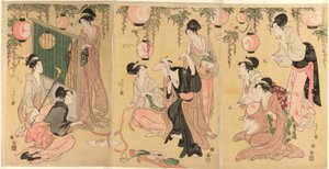 模仿《游园惊梦》（Mitate Yuranosuke yukyo） 作者 Chobunsai eisi