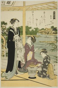 玄师，选自 "六仙诗人 "系列 作者 Chobunsai eisi
