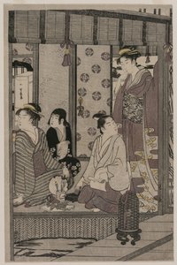 朝花夕拾（选自《源氏物语》系列中的优雅现代服饰） 作者 Chobunsai eisi