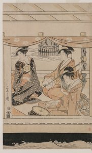 卡瓦伊奇丸号游船上的派对 作者 Chobunsai eisi