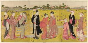 在上野三桥附近漫步 作者 Chobunsai eisi
