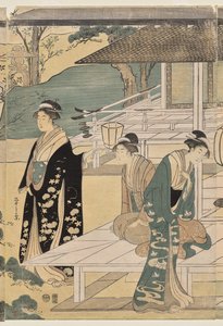 源氏物语》松风篇（选自《源氏物语》现代雅服系列） 作者 Chobunsai eisi