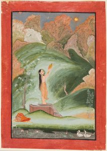 太阳崇拜Surya Puja，c。 1810。