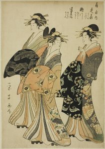 荻屋的歌妓花姬、濑川和宫仁