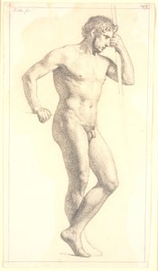 站立式男学院模特 作者 克里斯汀·科布（ChristenKøbke）
