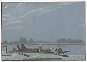 T Aankomen der weesper schuit aan de Buiten Amstel（11 月 19 日，日记）