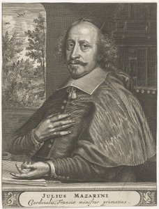 马萨林枢机主教肖像，1660年代至1670年代 作者 克里斯蒂安·哈根（Christiaan Hagen）