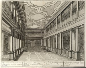 图书馆来自：1741年，帝国科学院大楼 作者 克里斯蒂安·阿尔布雷希特·沃特曼