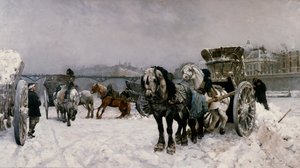 塞纳河上的鹅毛大雪 作者 克里斯蒂安·埃里克森·斯克雷德斯维格