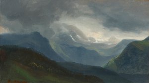 阿尔卑斯山的雷雨 作者 克里斯蒂安·恩斯特·伯恩哈德·摩根斯坦