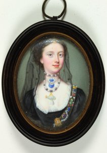 Lady Margaret Cavendish Holles Harley（珐琅） 作者 克里斯蒂安·弗里德里希·辛克