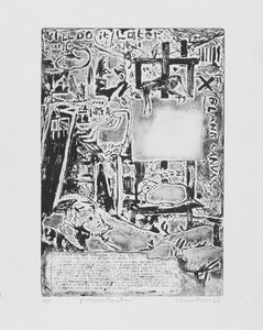 拖延症--1988 年电影剧照（蚀刻版画） 作者 克里斯蒂安·福尔