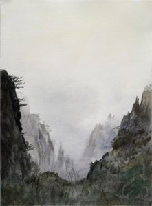 开始相信》，2015 年（纸上水彩）