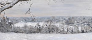 白钻石里士满山雪》，2015 年（布面油画） 作者 克里斯蒂安·福尔
