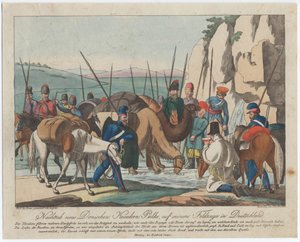 唐·哥萨克人在德国休息，约1814年