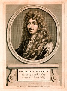克里斯蒂安-惠更斯肖像（雕刻） 作者 Christian Huygens