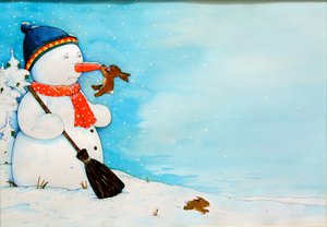 雪人与小兔子，2012年