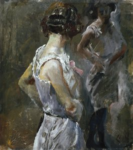 厕所（布面油画） 作者 克里斯蒂安·克罗格（Christian Krohg）
